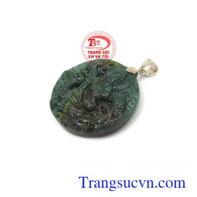 Mặt dây chuyền đá hộ mệnh sang trọng, thời trang, phù hợp phong cách phái mạnh