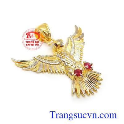 Mặt dây chuyền đại bàng dũng mãnh tôn lên sự nam tính, thời trang, đẳng cấp và phong cách riêng, là dòng sản phẩm rất được phái mạnh ưa chuộng Mặt dây chuyền đại bàng dũng mãnh