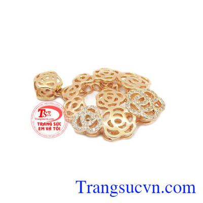 Mặt dây chuyền hoa hồng bất tử, mặt dây chuyền nữ đẹp.