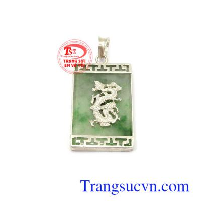 Mặt dây ngọc cẩm thạch thiên nhiên cao cấp
