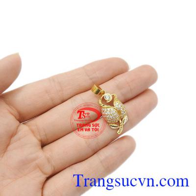 Mặt dây bảo hành uy tín, giao hàng toàn quốc. Mặt dây chuyền nữ vàng tây 10k đẹp