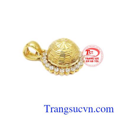 Bán Mặt dây mặt trời vàng tỏa sáng chất lượng cao. Mặt dây mặt trời vàng tỏa sáng