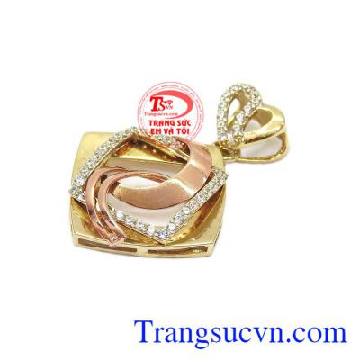 Đem lại sự sang trọng, quyễn rũ, thu hút người khác phái. Mặt dây nữ vàng điệu đà 10k