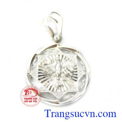  Mặt dây phượng hoàng bạc