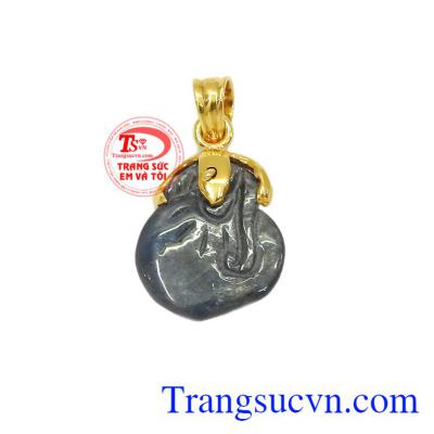 Mặt dây Sapphire trái đào