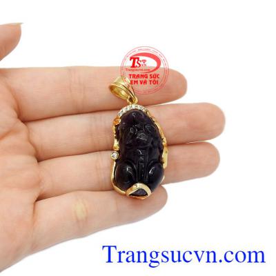 Mặt dây tỳ hưu mệnh Hỏa+Thổ.