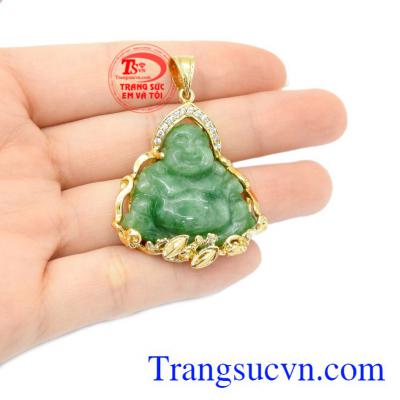 Mặt di lặc bọc vàng.