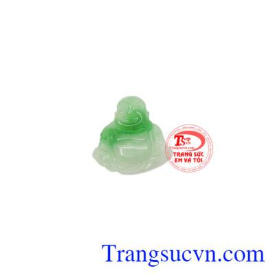 Mặt Di Lặc cẩm thạch như ý được chế tác từ ngọc cẩm thạch thiên nhiên.