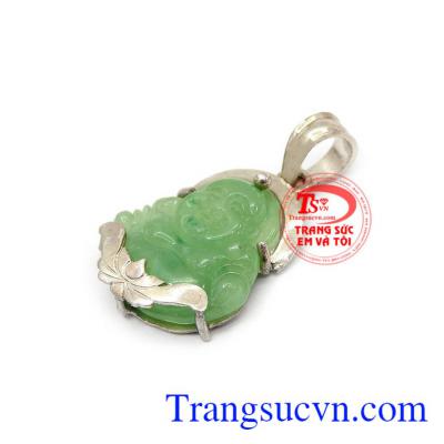 Mặt di lặc cẩm thạch xanh ngọc đem đến điều an vui, sung túc, gia đình hòa hợp.