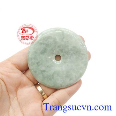 Sản phẩm thích hợp làm quà tặng cho người thân hoặc bạn bè,Mặt đồng xu Jadeite tài lộc