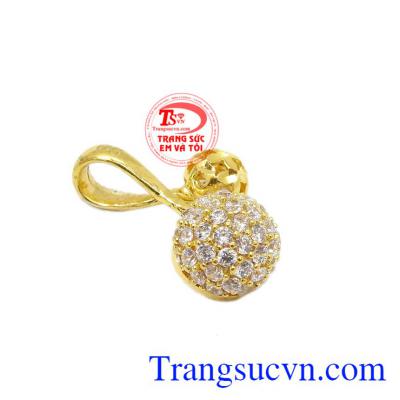 Mặt hoa quả tình yêu đẹp sản phẩm mặt dây chuyền vàng.
