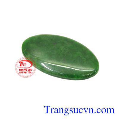 Mặt ngọc cẩm thạch Oval phúc lộc xua đuổi tà ma, đem lại nhiều điều tốt đẹp cho chủ nhân.