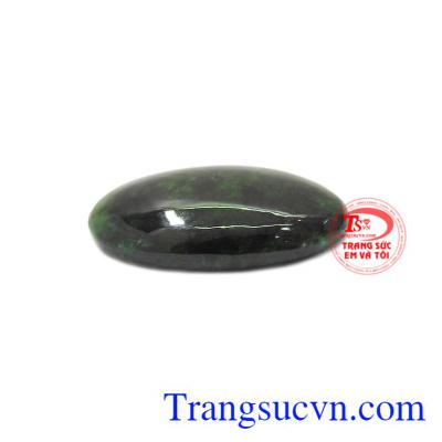 Mặt ngọc cẩm thạch oval thiên nhiên uy tín, chất lượng. đảm bảo, có giấy kiểm định.