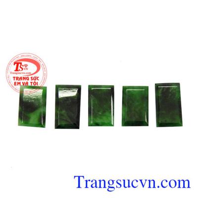 Mặt ngọc chữ nhật may mắn
