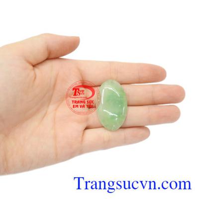 Mặt ngọc Jadeite Phúc Khí thiên nhiên.