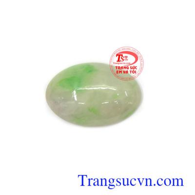 Mặt ngọc Jadeite bền đẹp, chất lượng, phù hợp làm mặt dây chuyền bọc vàng hoặc bạc đeo hợp thời trang và phong thủy Mặt ngọc Jadeite tài lộc bình an