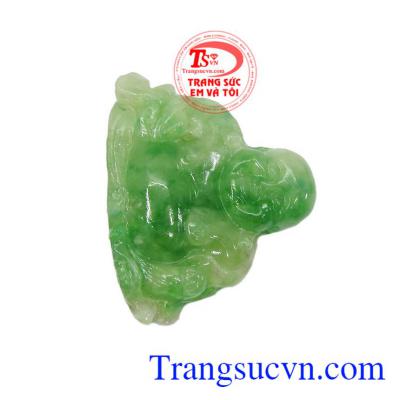 Mặt ngọc Phật Di Lặc bình yên có giấy kiểm định đá tự nhiên, giao hàng nhanh trên toàn quốc