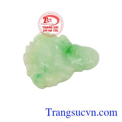 Mặt ngọc Phật Di Lặc Phát Lộc, có giấy kiểm định, giao hàng nhanh trên toàn quốc
