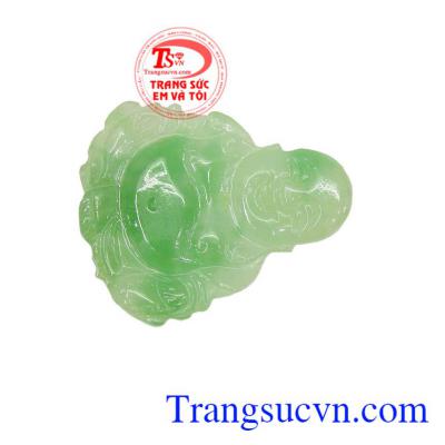 Mặt ngọc Phật Di Lặc Sung Túc, có giấy kiểm định đá tự nhiên, giao hàng nhanh trên toàn quốc