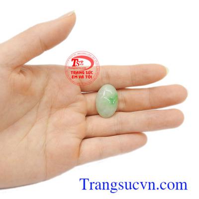 Mặt ngọc phỉ thúy phù hợp làm mặt dây chuyền, mặt nhẫn sang trọng, thời trang Mặt ngọc phỉ thúy may mắn