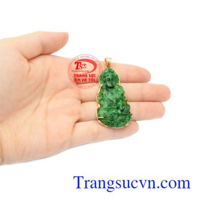 Mặt phật bà bọc vàng, bảo hành 6 tháng.