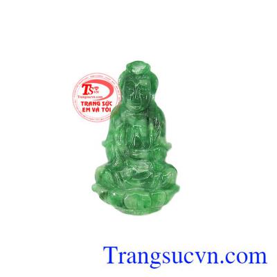 Mặt phật bà Jadeite an yên là sản phẩm được chế tác từ ngọc cẩm thạch thiên nhiên,Mặt phật bà Jadeite an yên