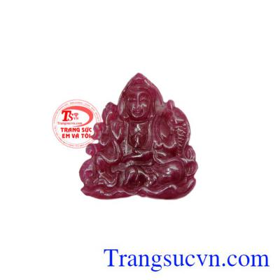Mặt phật bà Ruby an lành là sản phẩm hiện đang được nhiều người yêu thích và lựa chọn.