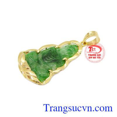 Mặt Phật bọc vàng 14k đẹp có thể dùng làm quà tặng cho người thân, bạn bè.