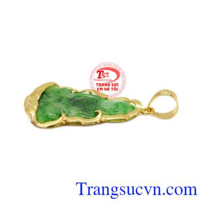 Mặt Phật bọc vàng 14k đẹp có giấy kiểm định uy tín.