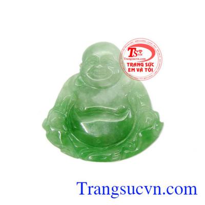 Mặt phật di lặc cẩm thạch may mắn dùng để chế tác mặt dây bọc vàng, bọc bạc hợp thời trang phong cách