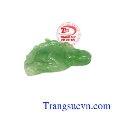 Mặt phật di lặc cẩm thạch phúc lộc dùng để chế tác thành mặt dây chuyền bọc vàng hoặc bọc bạc để đem lại vận may cho người sở hữu.