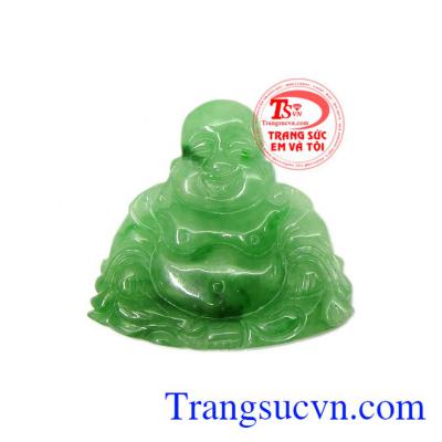 Mặt phật di lặc cẩm thạch thông thái được chế tác từ ngọc cẩm thạch thiên nhiên cao cấp