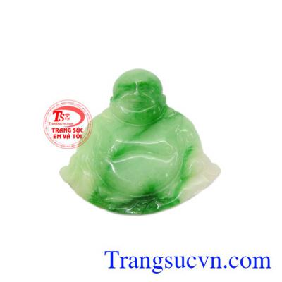 Mặt phật di lặc đại cát cẩm thạch được chế tác tinh tế, màu sắc bắt mắt.