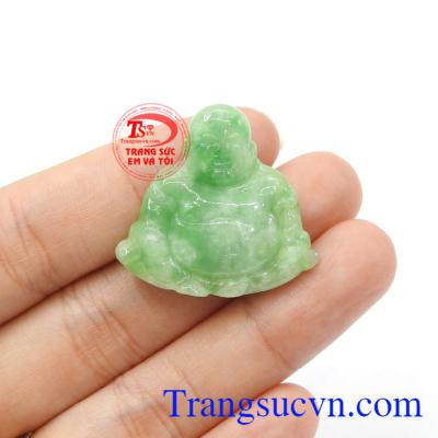 Mặt phật di lặc Jadeite tài