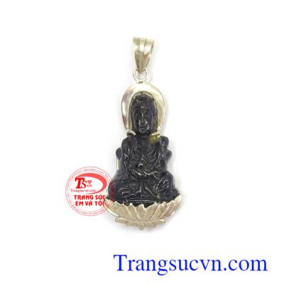 Mặt phật quan âm sapphire