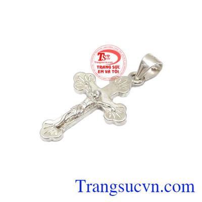 Mặt thánh giá bằng bạc mang lại bình an, điềm lành và an yên cho người đeo,Mặt thánh giá bằng bạc