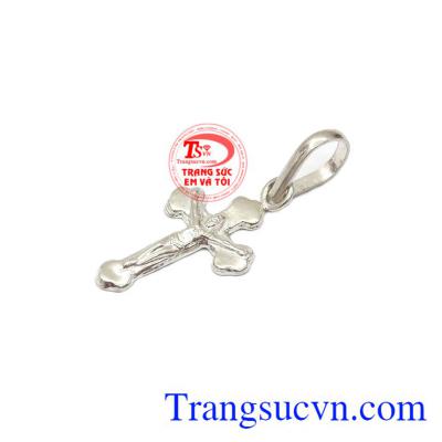 Mặt dây chuyền bạc là món quà tuyệt vời dành tặng người yêu thương những dịp ý nghĩa,Mặt thánh giá nhỏ