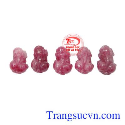 Mặt tỳ hưu ruby đẹp.