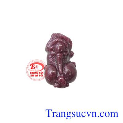 Mặt tỳ hưu ruby thiên nhiên