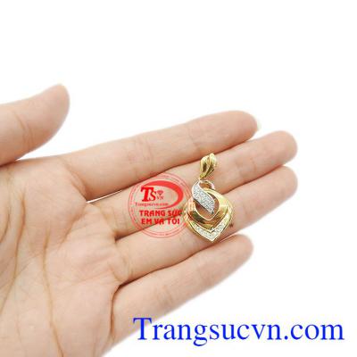 Mặt dây vàng tây đẹp bảo hành uy tín, giao hàng toàn quốc.