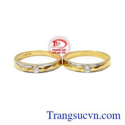 nhẫn cưới thời trang,Nhẫn cưới hạnh phúc bền lâu