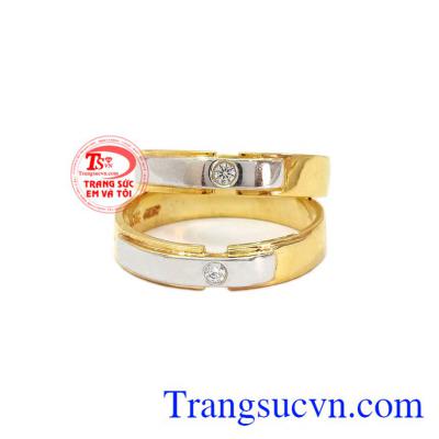 nhẫn cưới giá rẻ đẹp,Nhẫn cưới tình yêu