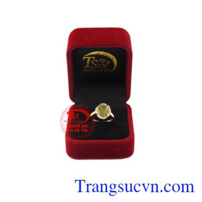 Nhẫn hoa tinh tế Tourmaline