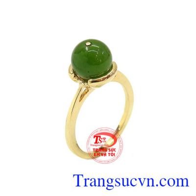 Nhẫn nephrite thời trang