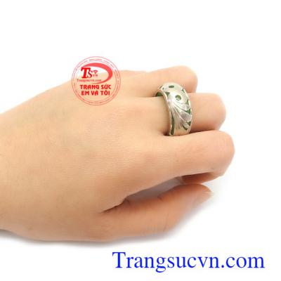 Nhẫn ngọc cẩm thạch hoa văn uy tín, chất lượng, chế tác theo yêu cầu