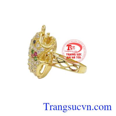 Nhẫn nữ cóc ngậm tiền
