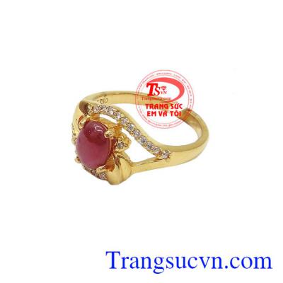 Nhẫn nữ ruby đẹp