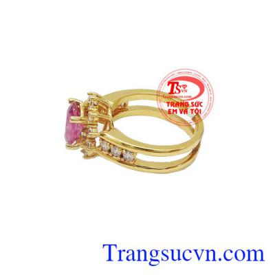 Nhẫn nữ ruby lục yên