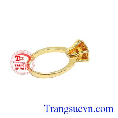 Thạch anh vàng thiên nhiên