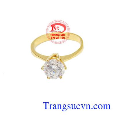 Nhẫn nữ sang trọng vàng 10k, bảo hành 6 tháng, giao hàng nhanh trên toàn quốc